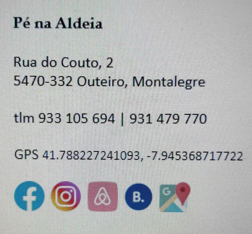 Pe Na Aldeia Villa Outeiro  Buitenkant foto